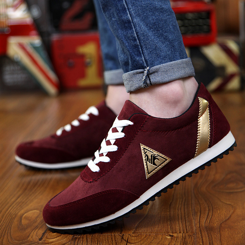Crossfit Male - Men Trendy Sneakers Lightweight Suede Running