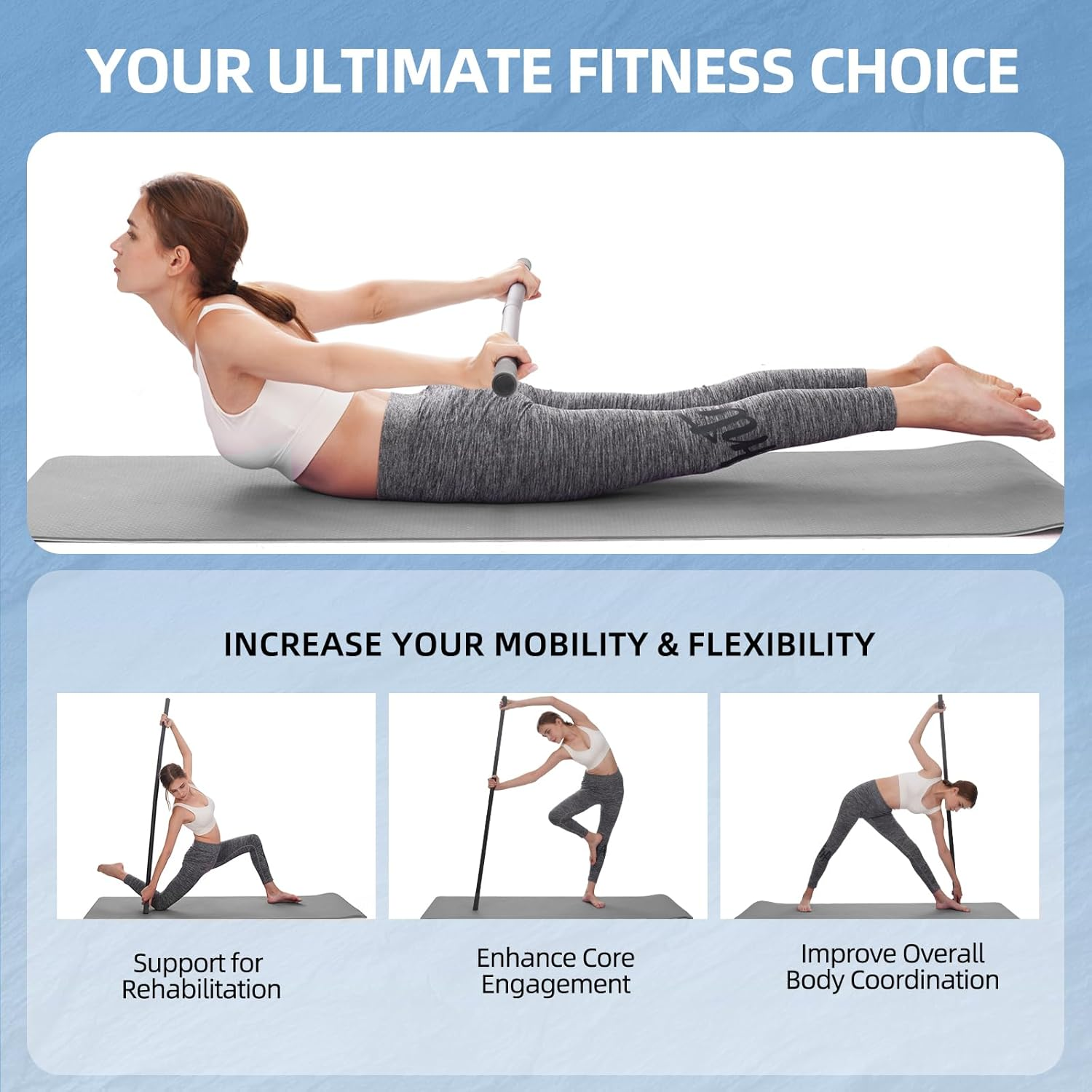 Yoga Stick Adjustable Mobility - Crossfit Gym recensione e prezzo