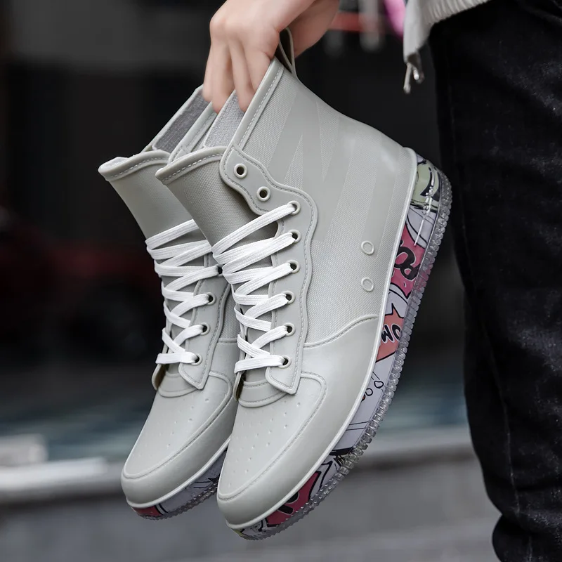 Men Rain Boots Fashion Trendy  - Crossfit Male recensione e prezzo