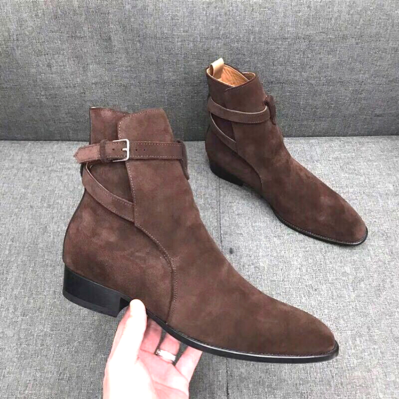 Black Brown Genuine Cow Suede  - Crossfit Male recensione e prezzo