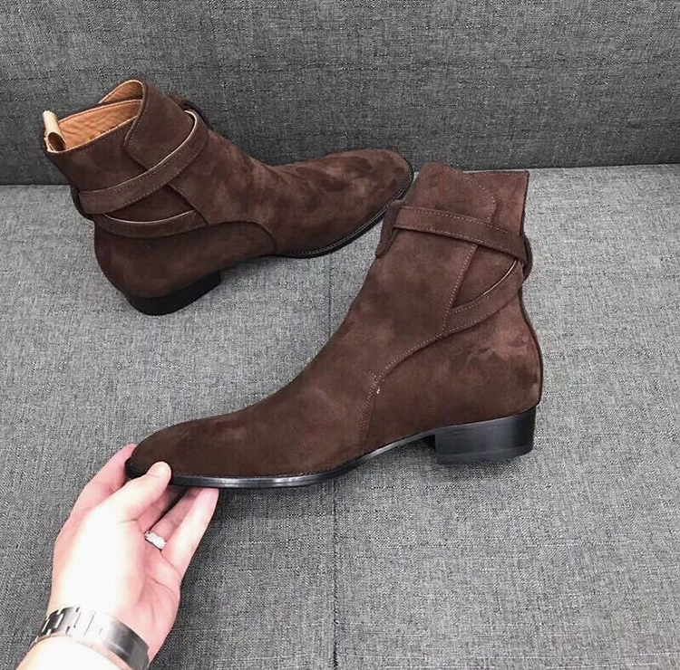 Black Brown Genuine Cow Suede  - Crossfit Male recensione e prezzo