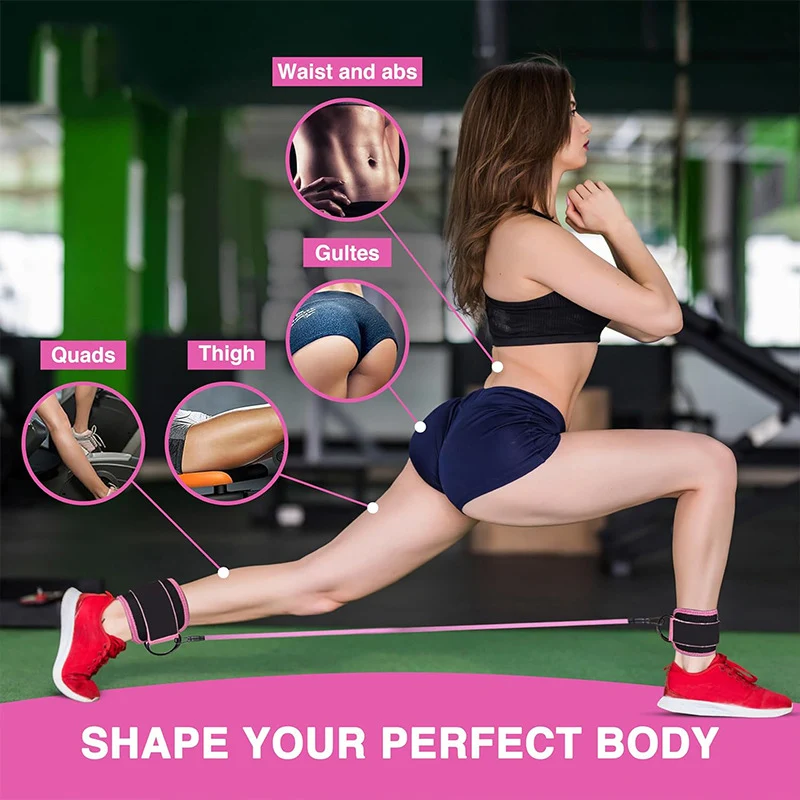 Ankle Strap Resistance Bands H - Crossfit Workout With Equipment recensione e prezzo
