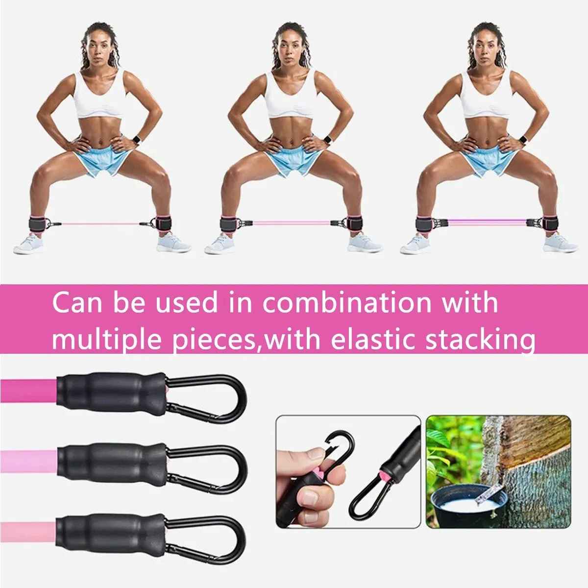 Ankle Strap Resistance Bands H - Crossfit Workout With Equipment recensione e prezzo