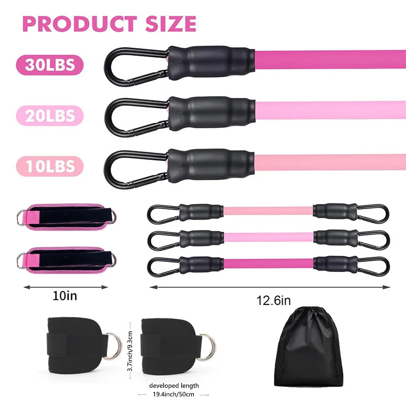 Ankle Strap Resistance Bands H - Crossfit Workout With Equipment recensione e prezzo