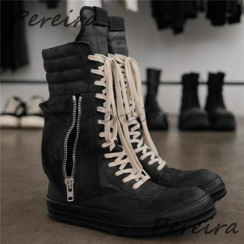 Black Suede Flat High Top Snea - Crossfit Male recensione e prezzo