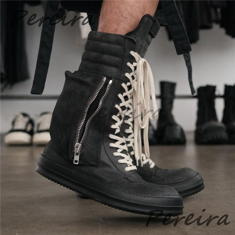 Black Suede Flat High Top Snea - Crossfit Male recensione e prezzo