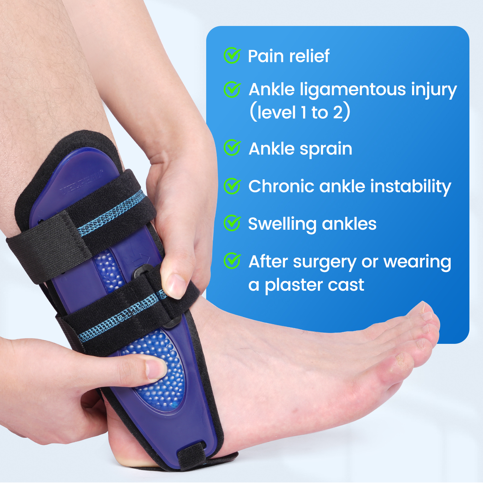VELPEAU Ankle Brace Support fo - Ankle Mobility Band recensione e prezzo