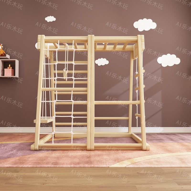 Indoor Playground Montessori B - Gymnastic Ring Wood recensione e prezzo