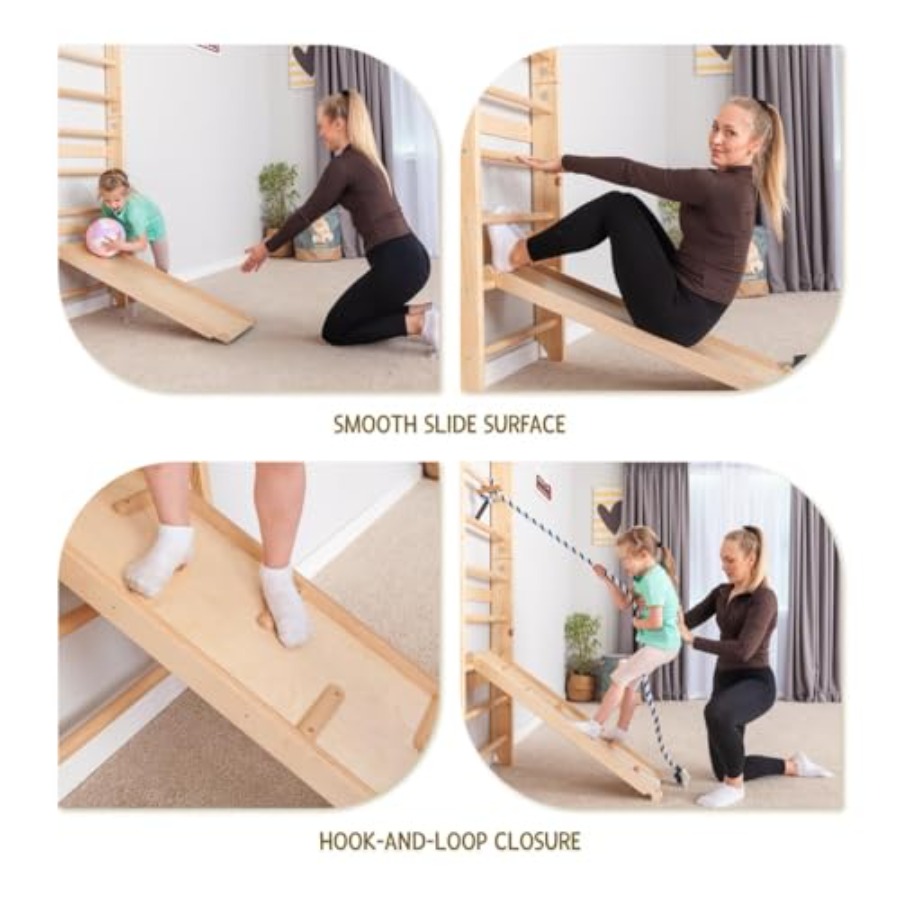 Swedish Ladder Wall Bars for h - Gymnastic Ring Wood recensione e prezzo