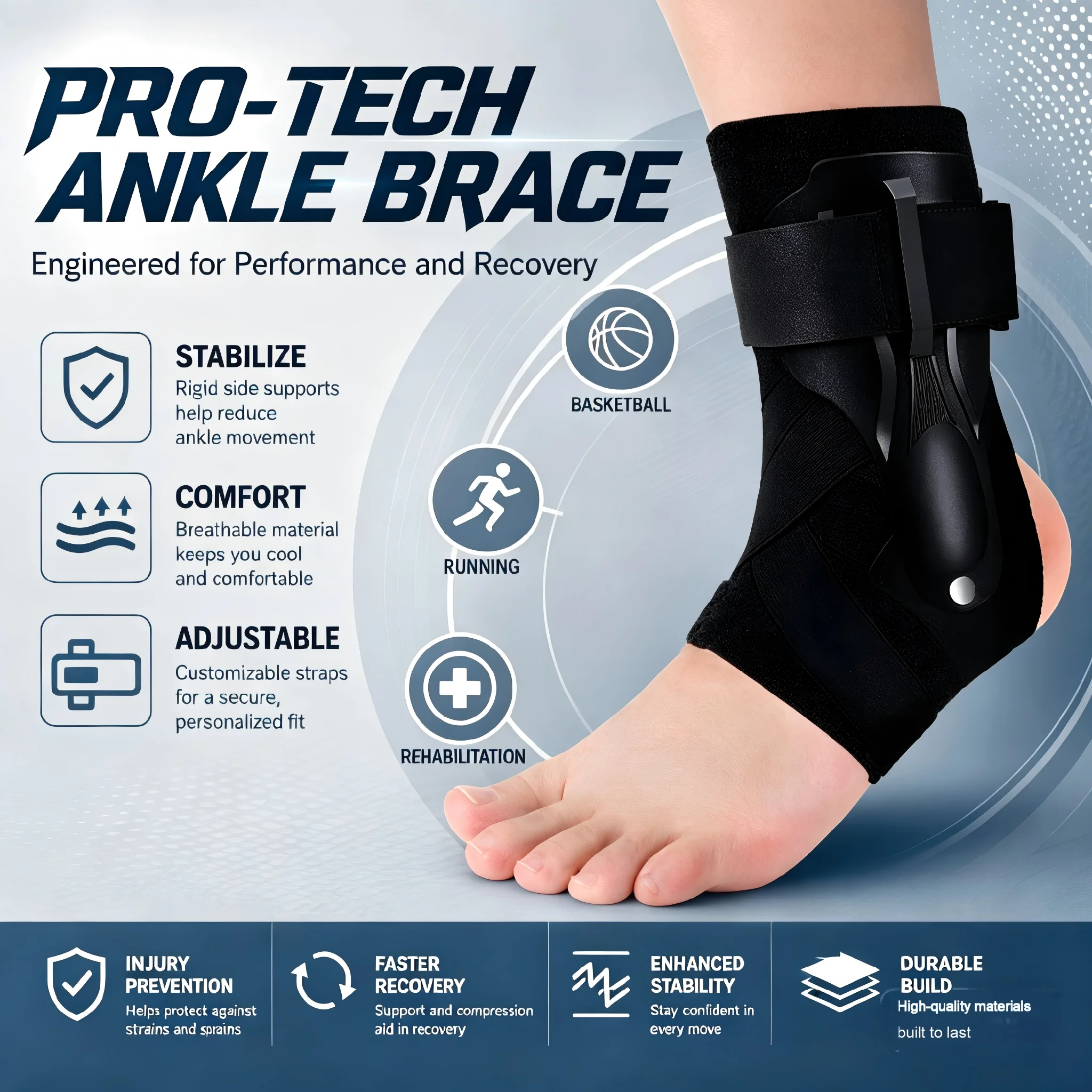1/2PCS Ankle Brace for Spraine - Ankle Mobility Band recensione e prezzo