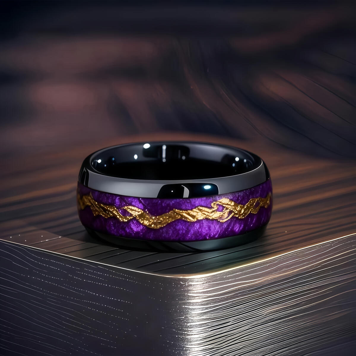 Fashion Black Men Stainless St - Gymnastic Ring Wood recensione e prezzo