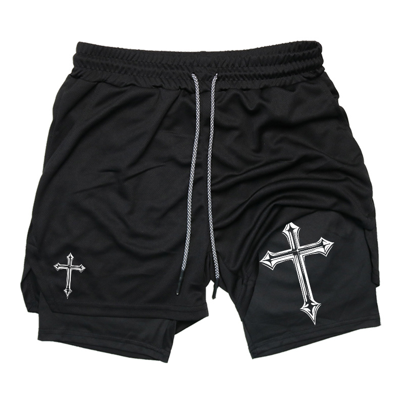 Cross Print 2-in-1 Workout Run - Crossfit Gym Gear recensione e prezzo