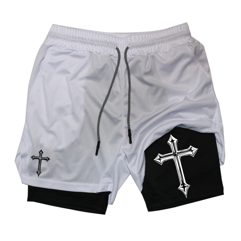 Cross Print 2-in-1 Workout Run - Crossfit Gym Gear recensione e prezzo