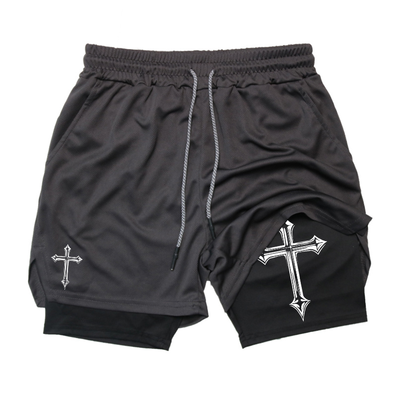 Cross Print 2-in-1 Workout Run - Crossfit Gym Gear recensione e prezzo