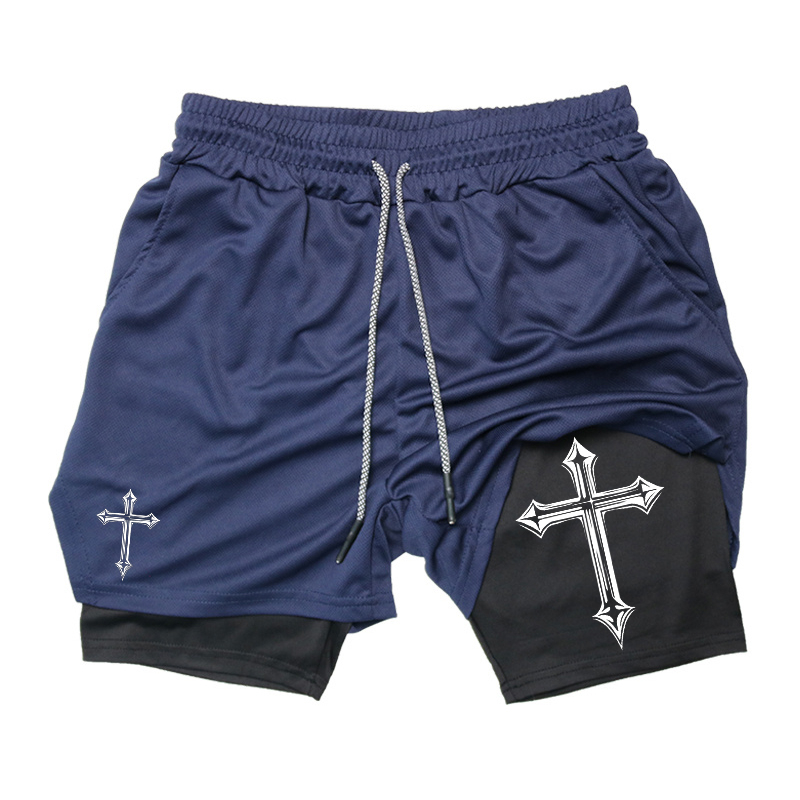 Cross Print 2-in-1 Workout Run - Crossfit Gym Gear recensione e prezzo