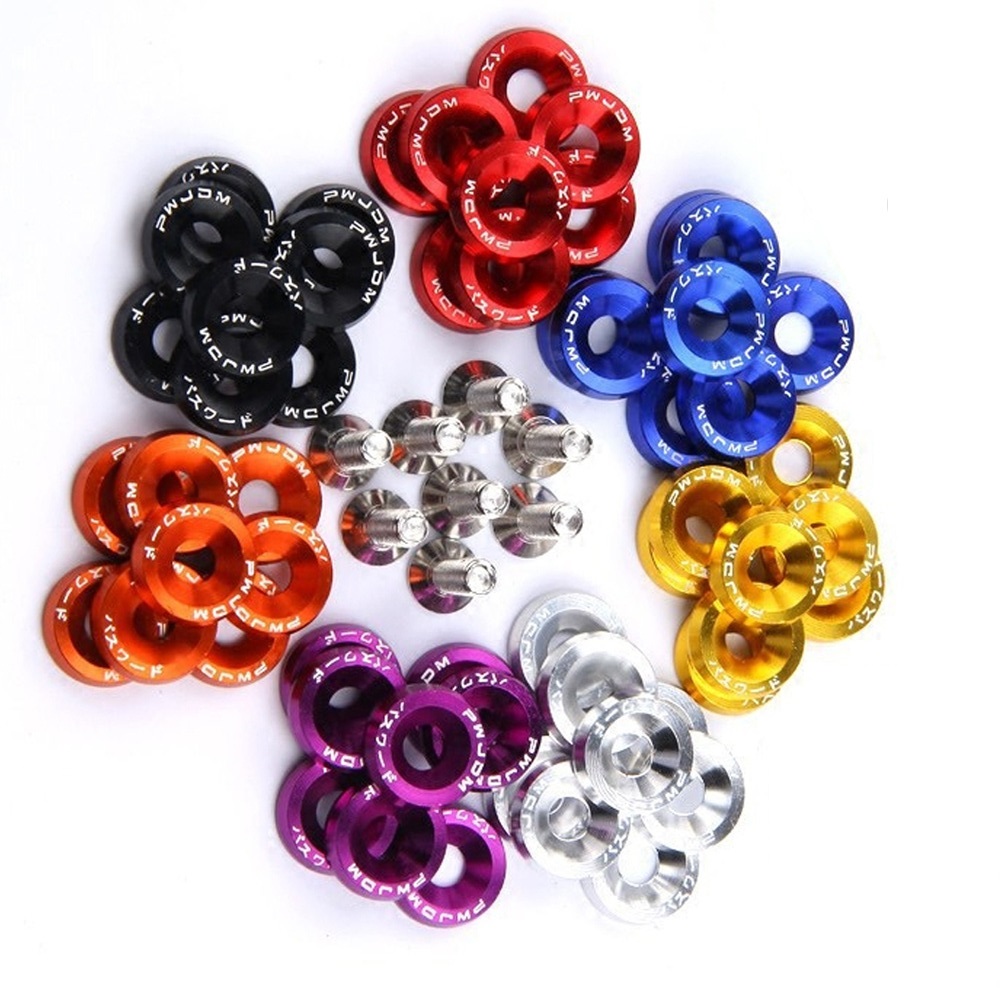 10PCS M6 JDM Car Modified Hex  - Bumper Plate 10Kg recensione e prezzo