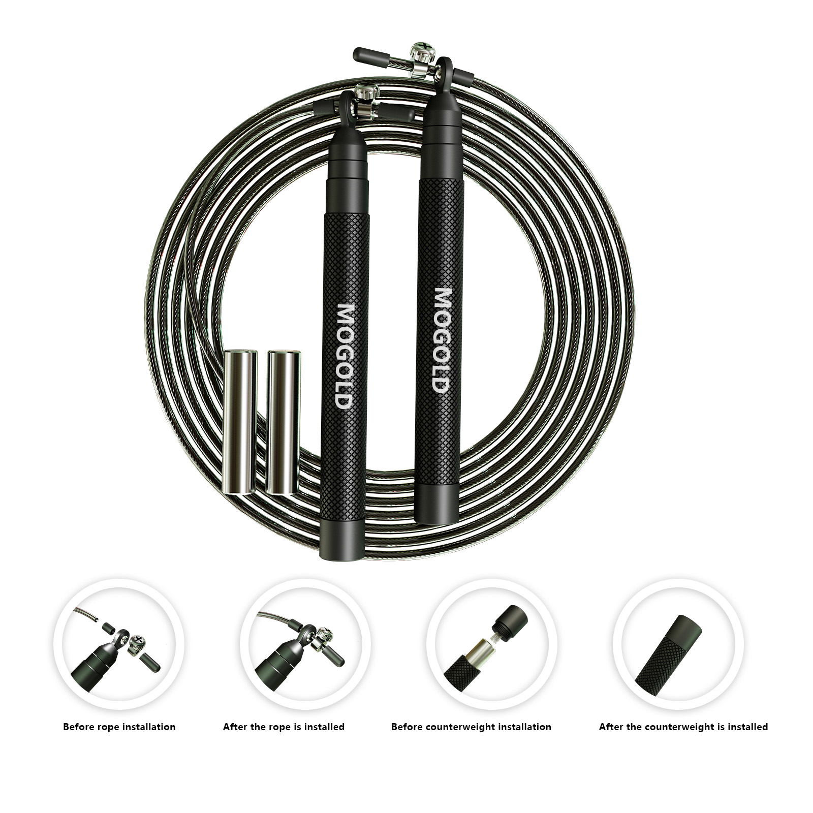 Crossfit Weighted jump rope gy - Crossfit Workout With Equipment recensione e prezzo