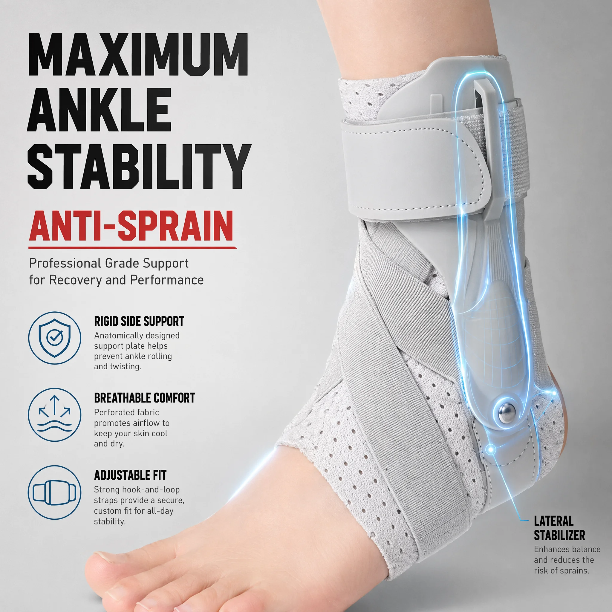 Ankle Brace with Side Stabiliz - Ankle Mobility Band recensione e prezzo