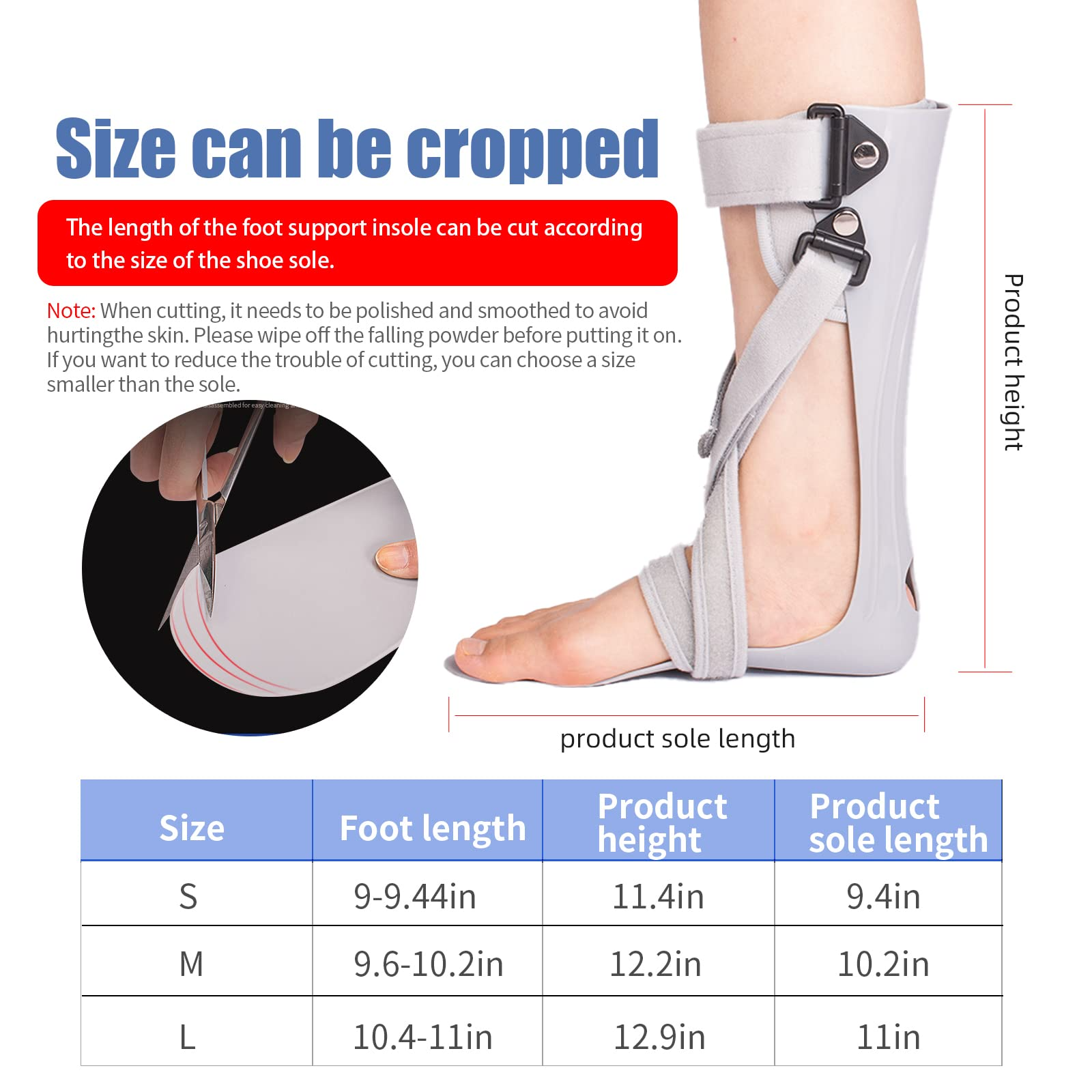 Tairibousy Afo Foot Drop Brace - Ankle Mobility Band recensione e prezzo
