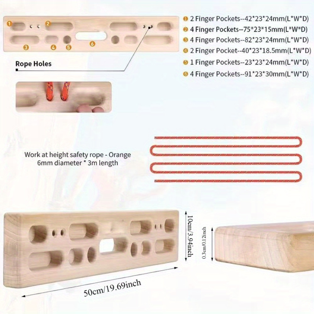 New Wooden Climbing Wall Set—H - Gymnastic Ring Wood recensione e prezzo