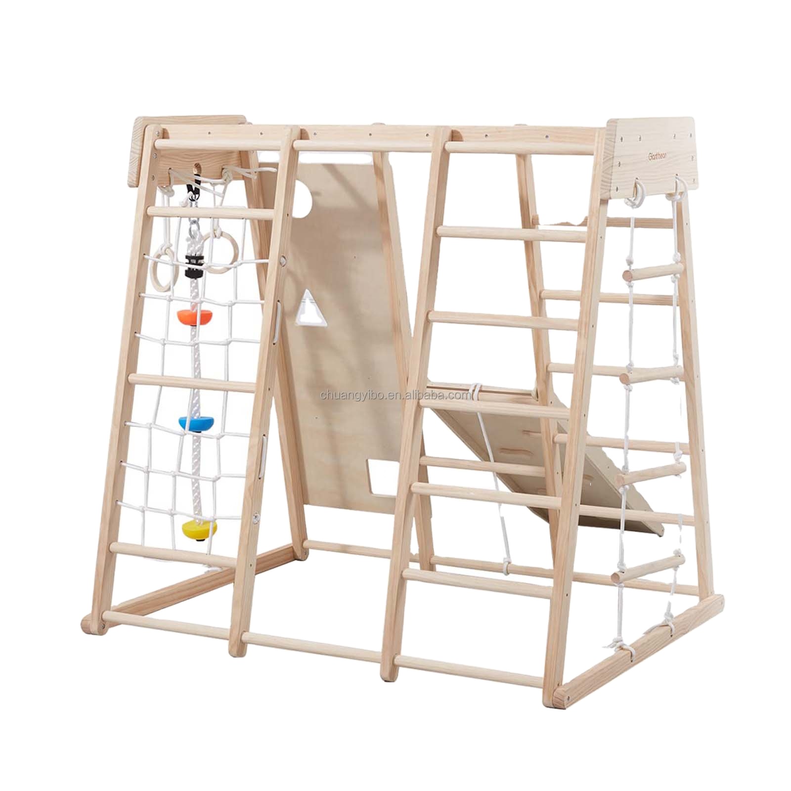 Indoor Playground Jungle Gym T - Gymnastic Ring Wood recensione e prezzo
