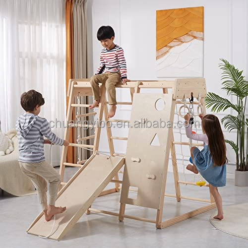 Indoor Playground Jungle Gym T - Gymnastic Ring Wood recensione e prezzo