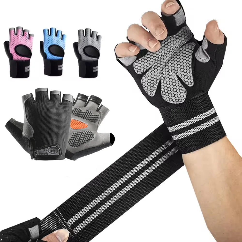 1Pair Half Finger Gym Fitness  - Crossfit Training Gear recensione e prezzo