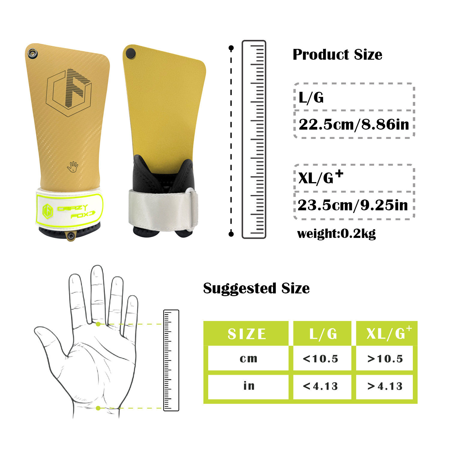 Natural Rubber Anti‑Slip Palm  - Crossfit Training Gear recensione e prezzo