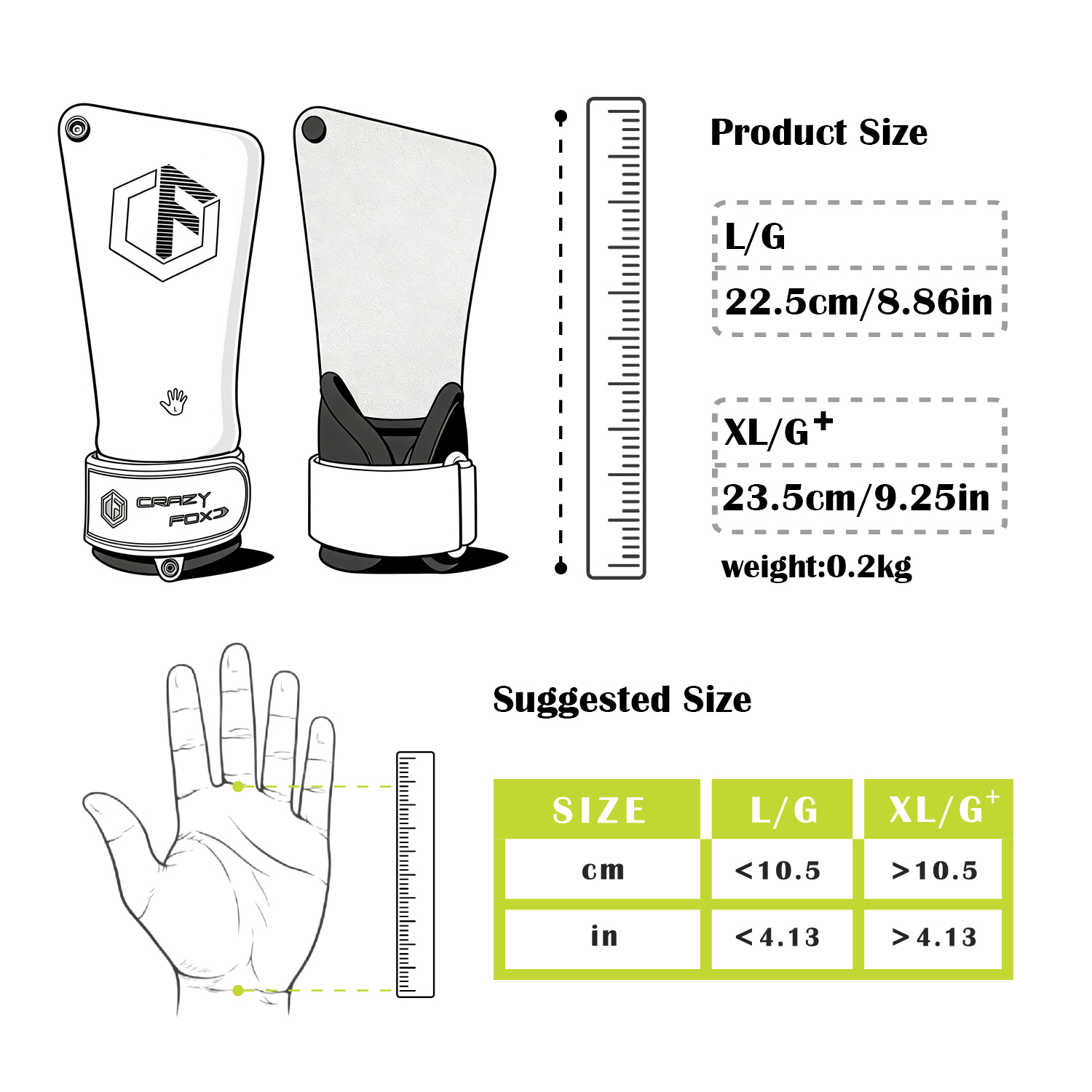 Natural Rubber Anti‑Slip Palm  - Crossfit Training Gear recensione e prezzo