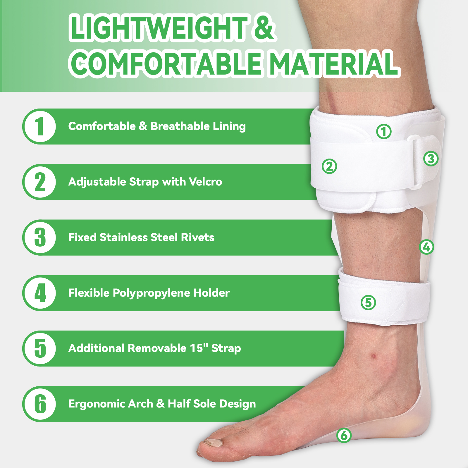 AFO Drop Foot Brace for Walkin - Ankle Mobility Band recensione e prezzo