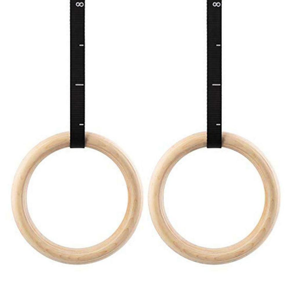 Wooden Gymnastic Rings 28/32mm - Gymnastic Ring Wood recensione e prezzo