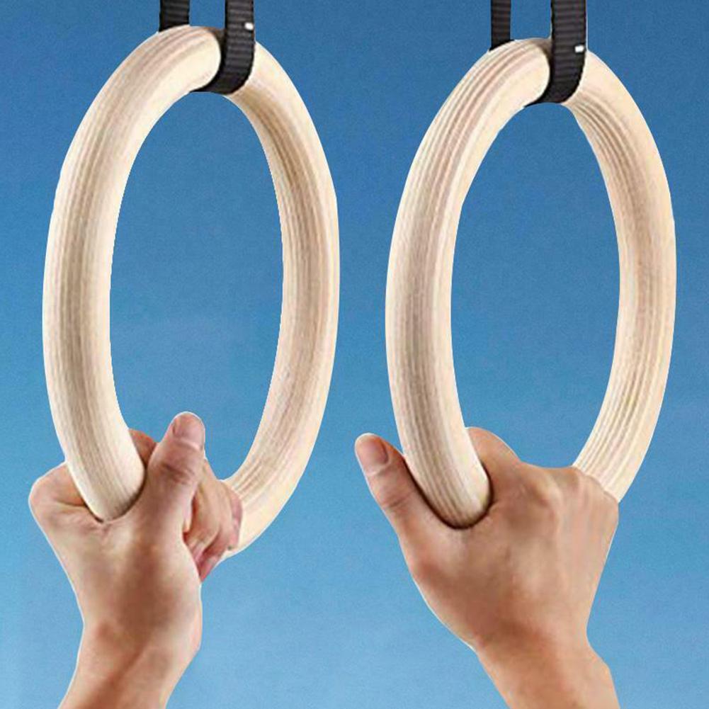 Wooden Gymnastic Rings 28/32mm - Gymnastic Ring Wood recensione e prezzo
