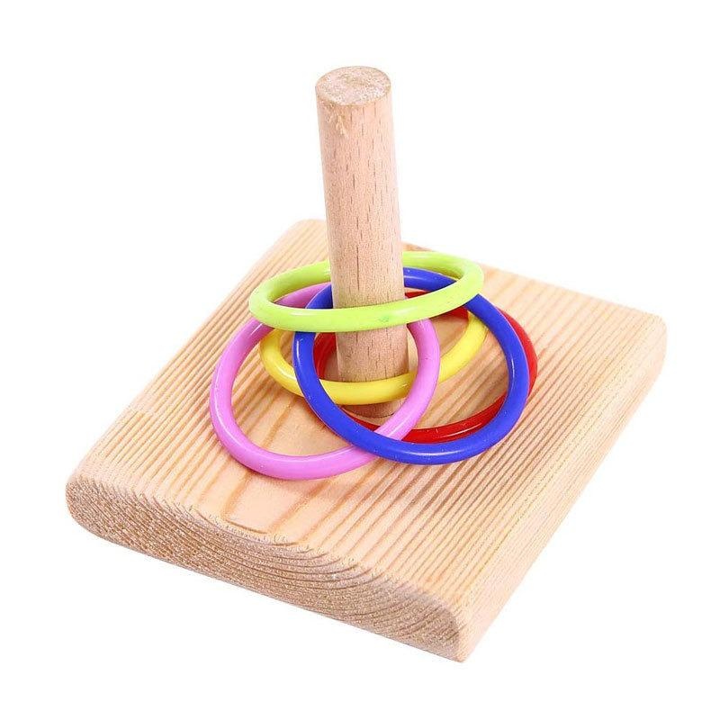Bird Training Ring Toy Parrot  - Gymnastic Ring Wood recensione e prezzo