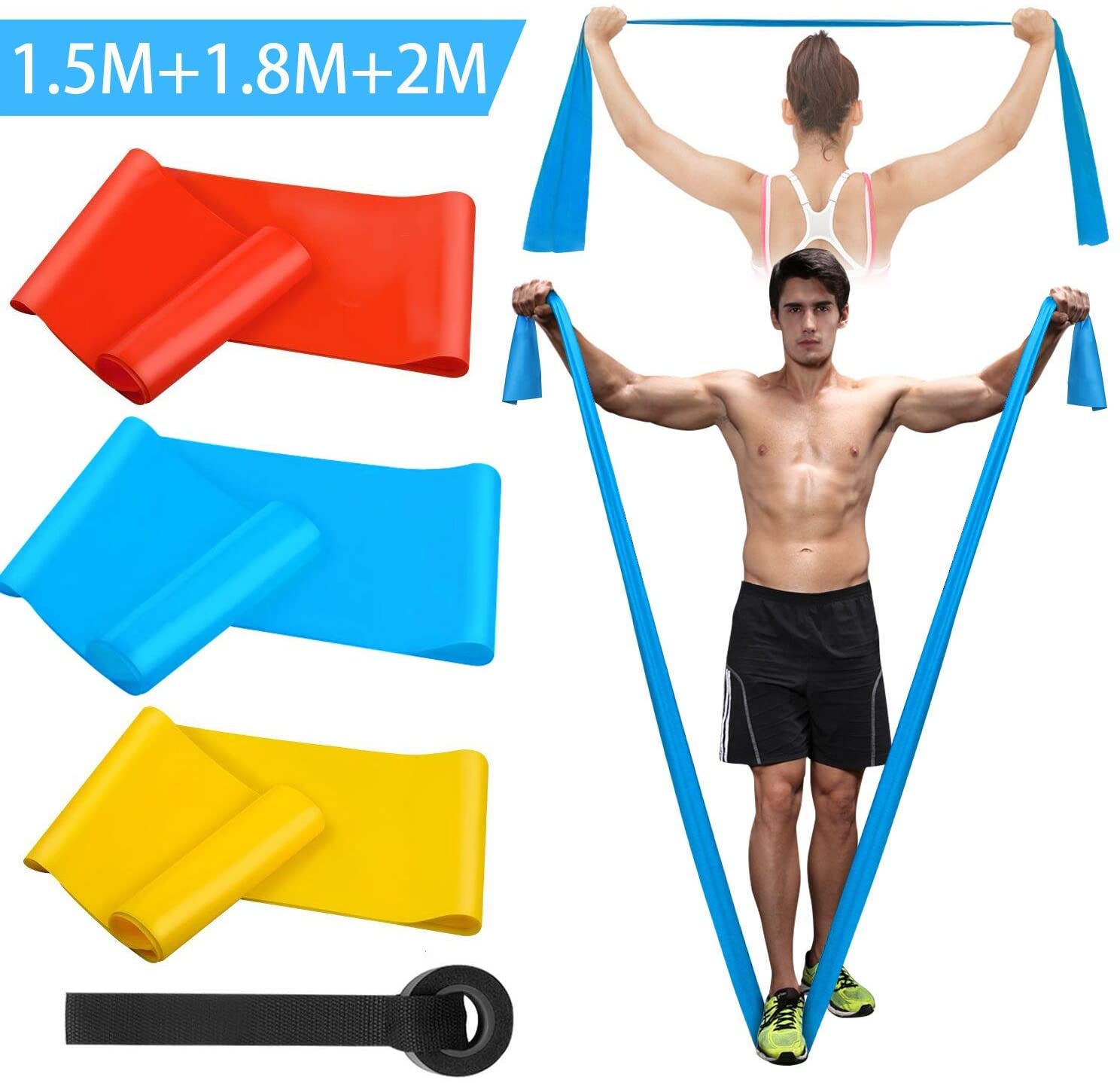 Elastic Fitness Bands 3Pcs Res - Crossfit Training Gear recensione e prezzo