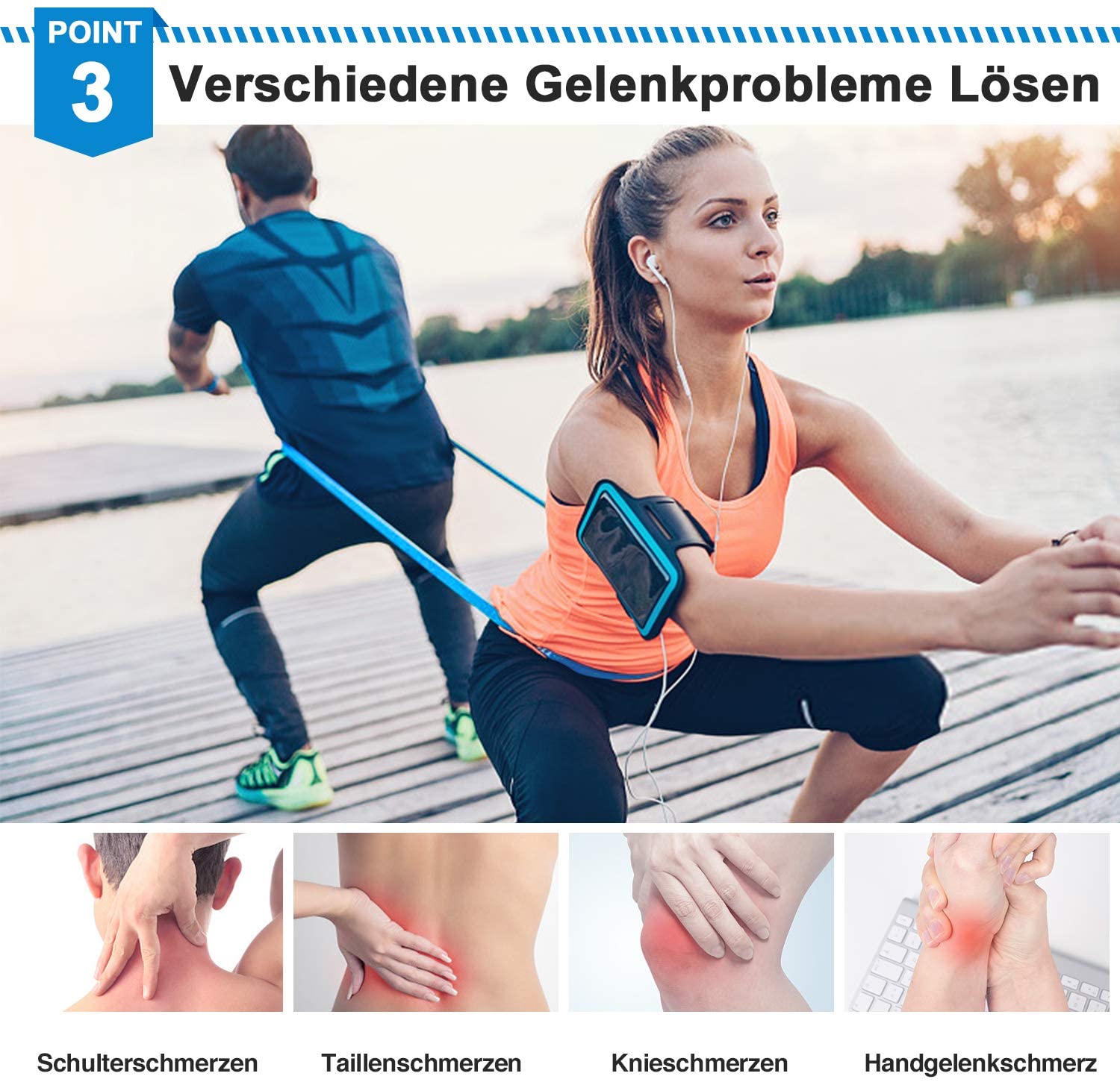 Elastic Fitness Bands 3Pcs Res - Crossfit Training Gear recensione e prezzo