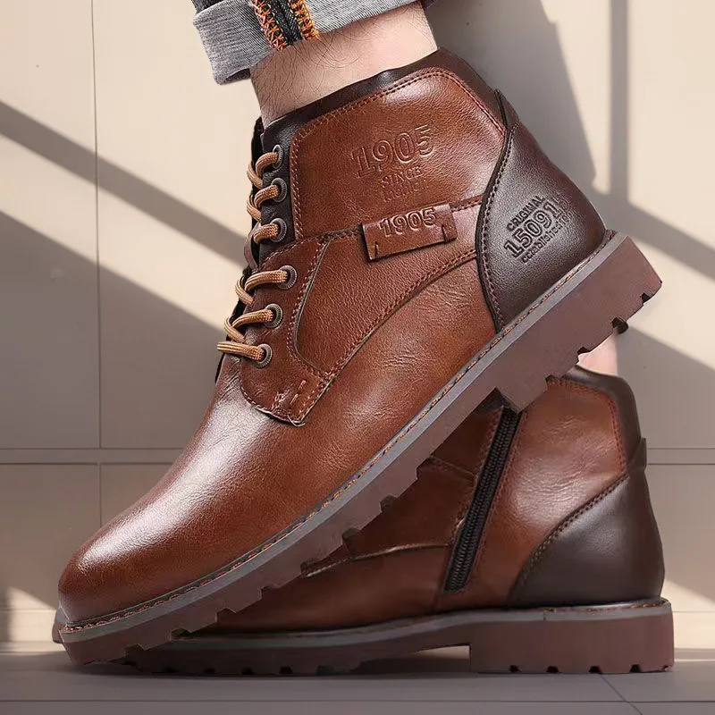 Handmade Men Boots Autumn Wint - Crossfit Male recensione e prezzo